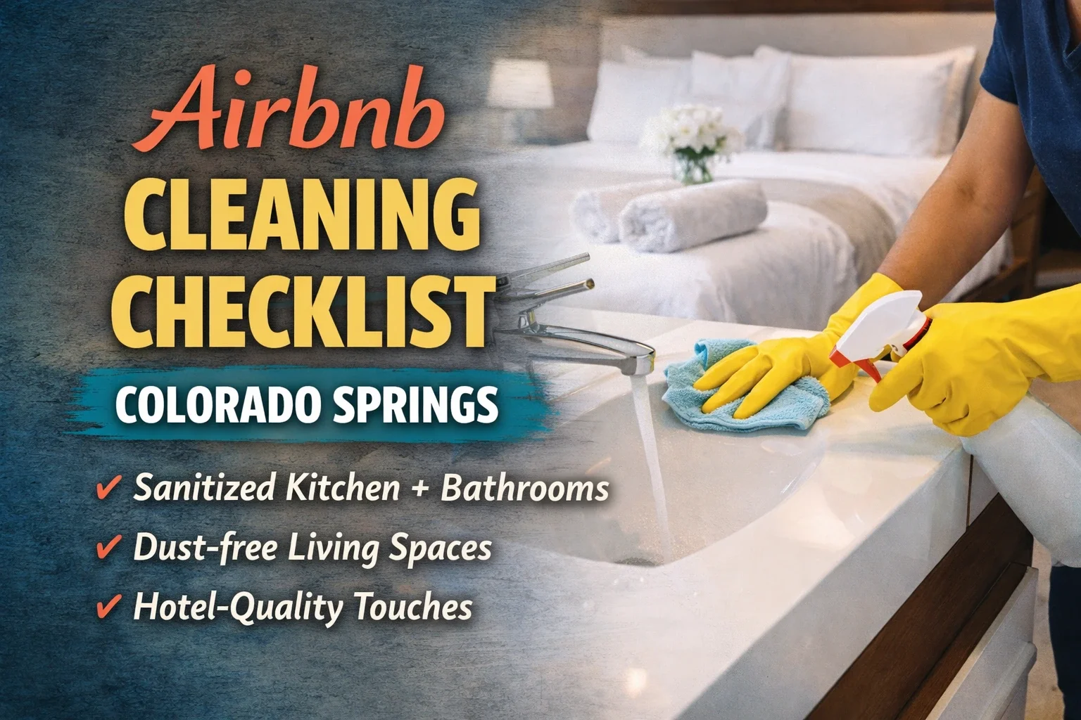 Airbnb Cleaning Checklist in Colorado Springs: Turnover Priorities for 5-Star Reviews