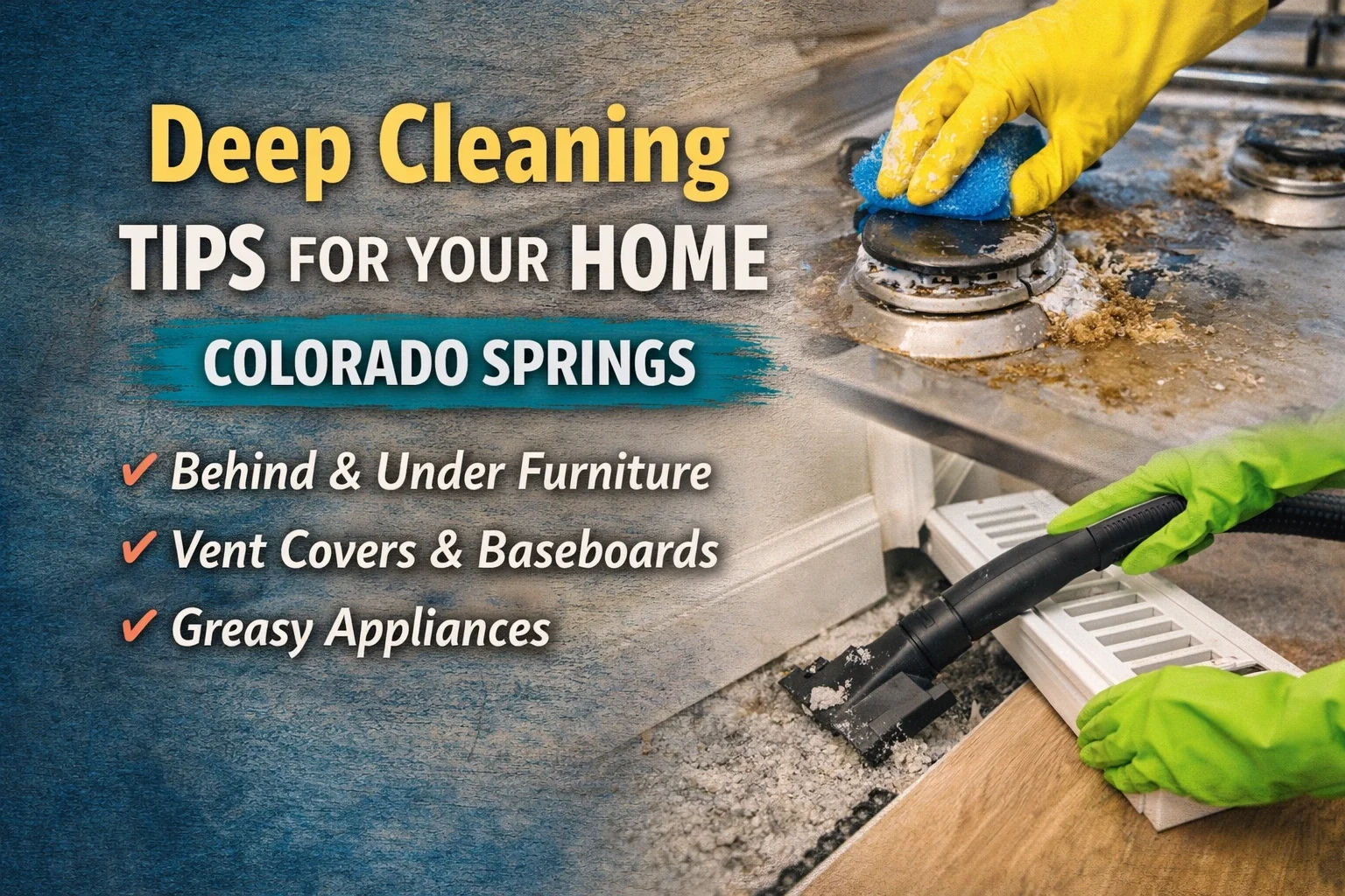 Deep Cleaning Tips for Colorado Springs Homes: 9 High-Impact Tasks Most People Skip